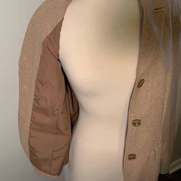 Coldwater Creek Brown Herringbone Blazer, 8P - Picture 6 of 10